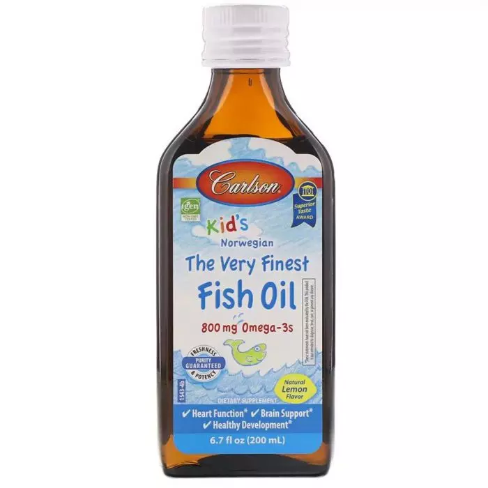 Рыбий жир для детей Kid's Fish Oil Lemon лимонный вкус 200 мл (CL1543) Рыбий жир для детей Kid's Fish Oil Lemon лимонный вкус 200 мл (CL1543)