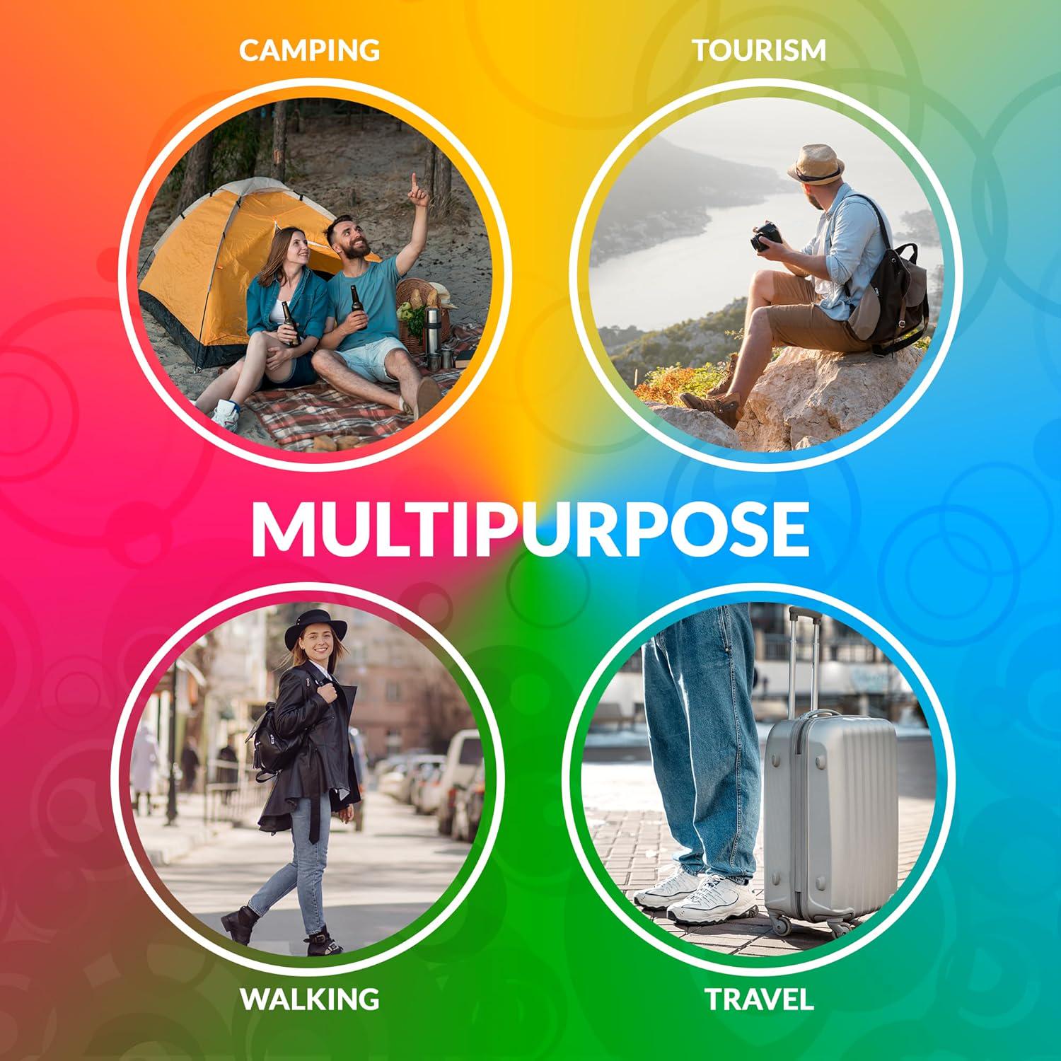 Плащ-дождевик одноразовый 120х65 см Red (30218) - фото 6