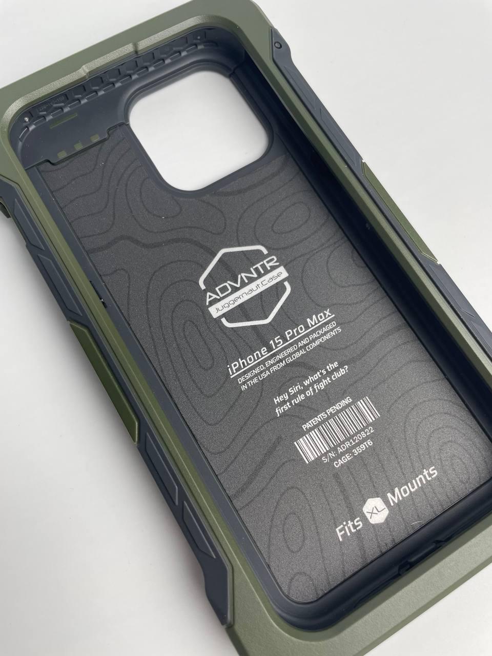 Протиударний чохол Juggernaut Case ADVNTR Olive Drab для iPhone 15 Pro Max - фото 4