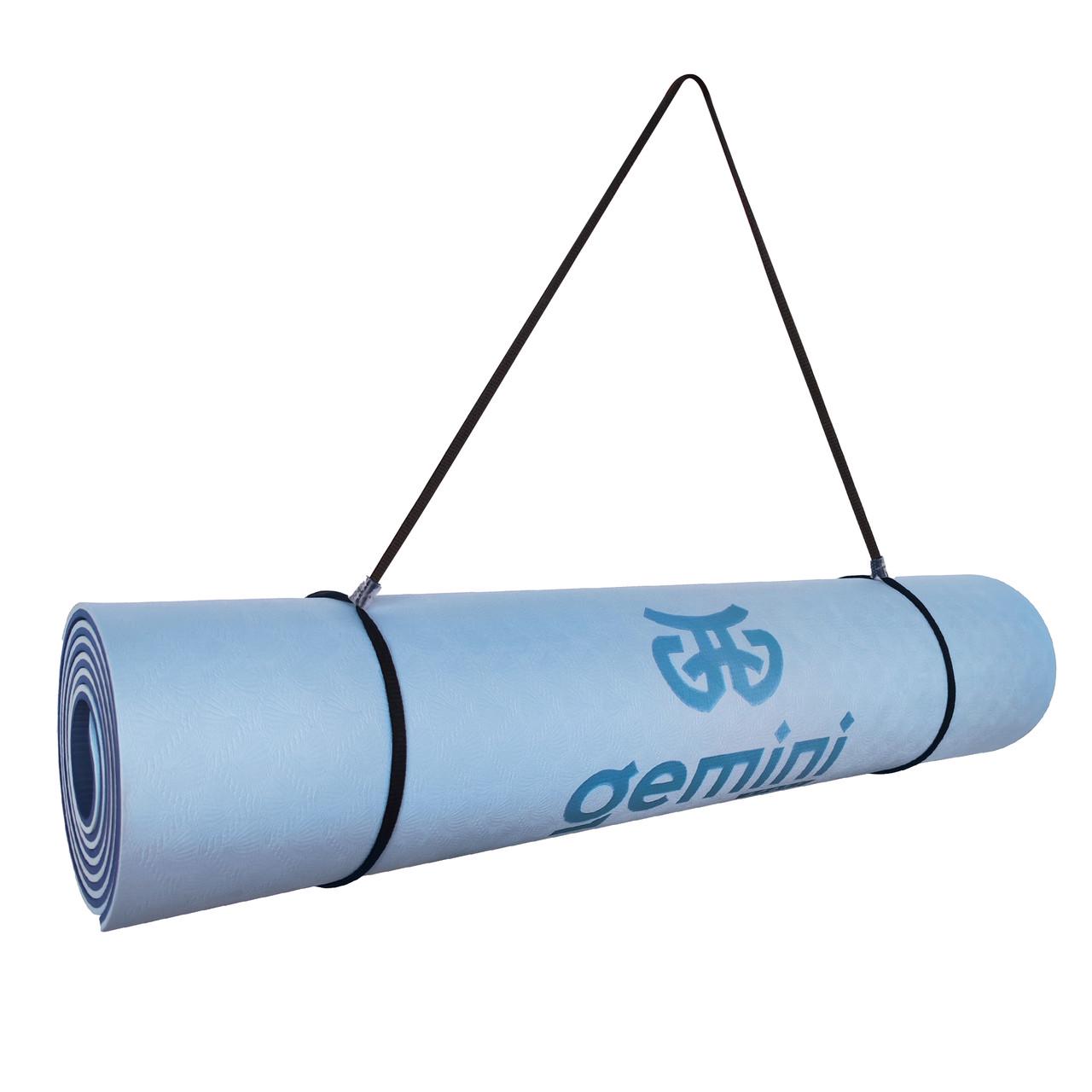 Коврик для фитнеса и йоги Gemini Pro GE-6LDBL TPE/TC 6 мм (2012936392) - фото 5 Коврик для фитнеса и йоги Gemini Pro GE-6LDBL TPE/TC 6 мм (2012936392) - фото 5