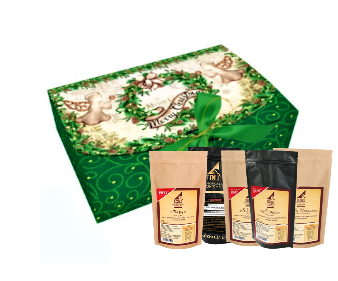 Набір кави дегустаційний Усі смаки кави Merry Christmas Набір кави дегустаційний Усі смаки кави Merry Christmas