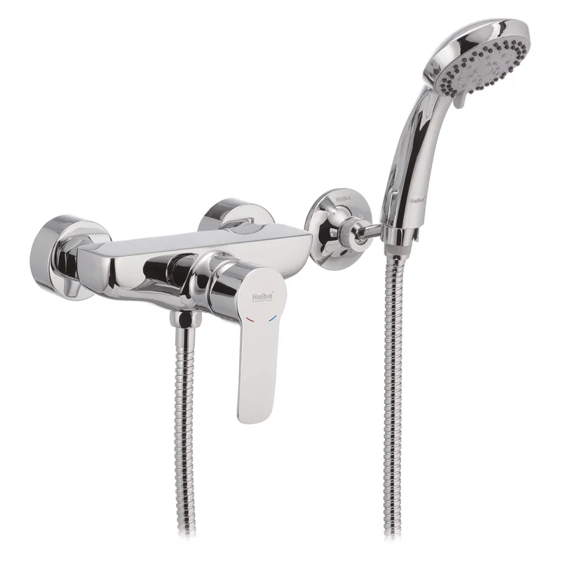 Смеситель для душа Haiba Columbia 003 из латуни Стальной (HB0807) Смеситель для душа Haiba Columbia 003 из латуни Стальной (HB0807)