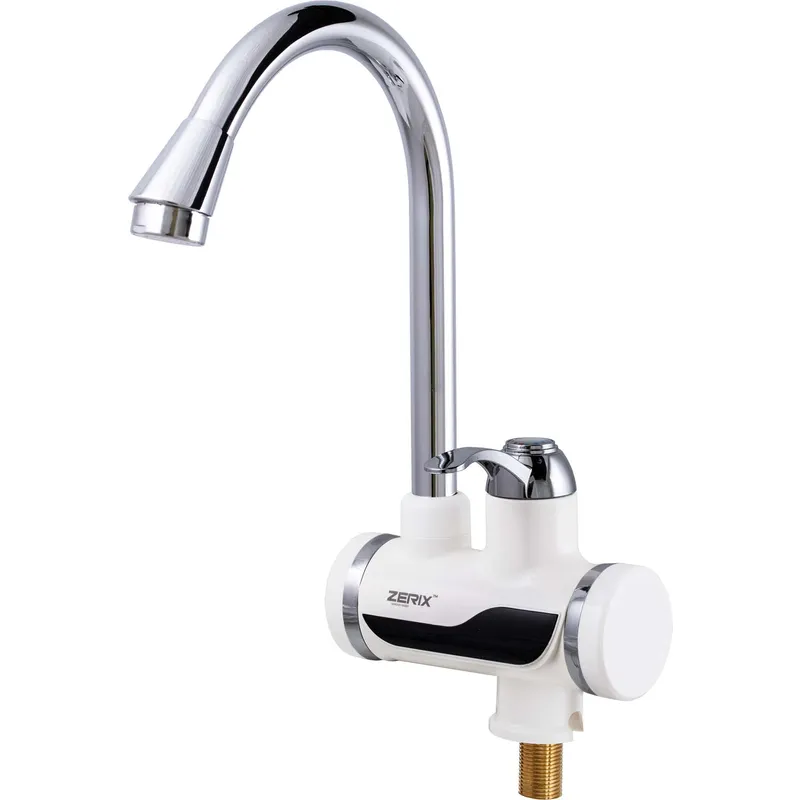 Проточний водонагрівач Zerix ELW02-E з індикатором температури (ZX0448)