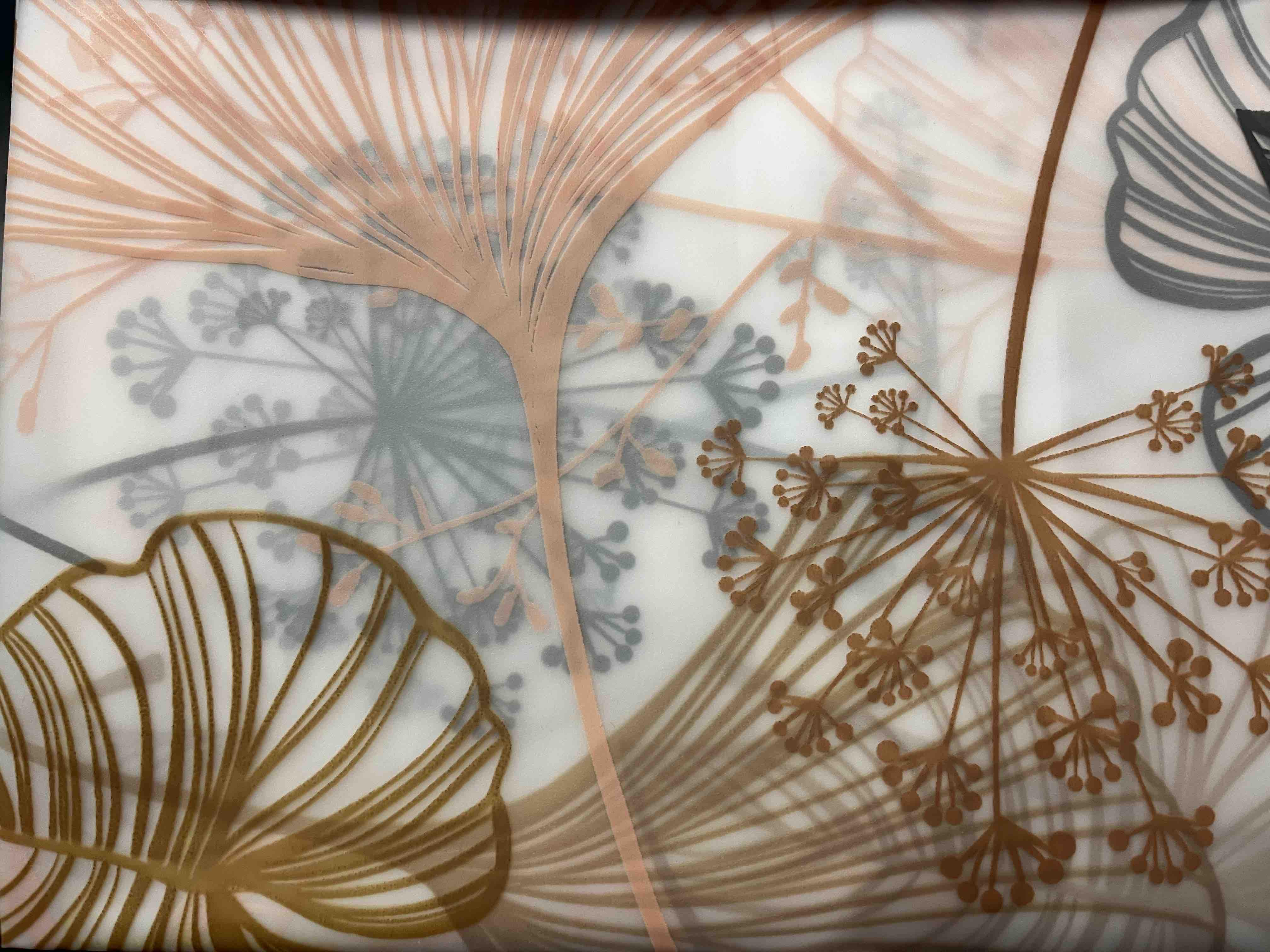 Штора для ванной Stenson R29612 с рисунком 180x180 см Коричневый (605941) - фото 2 Штора для ванной Stenson R29612 с рисунком 180x180 см Коричневый (605941) - фото 2