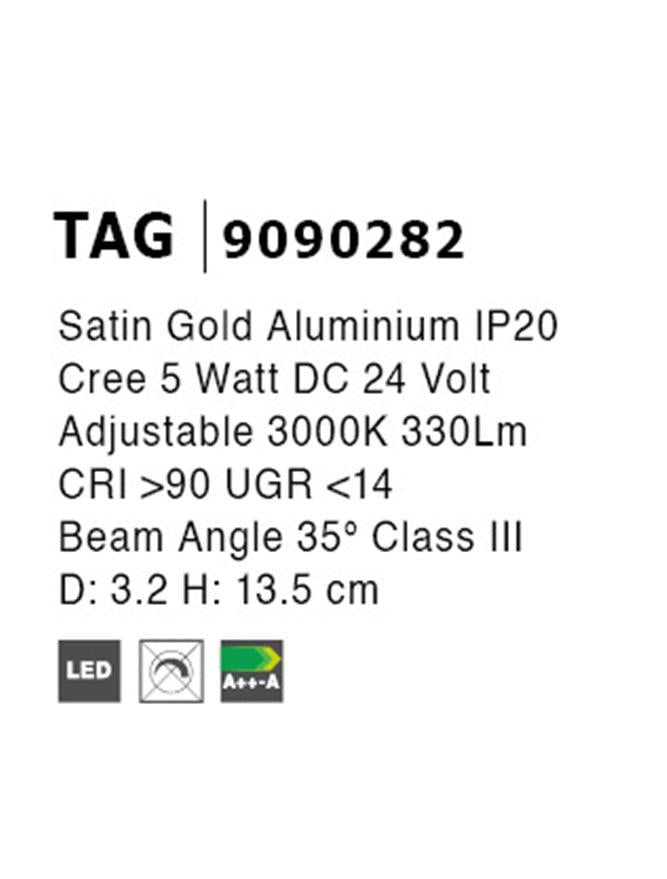 Светильник магнитный Nova Luce Tag (9090282) - фото 5 Светильник магнитный Nova Luce Tag (9090282) - фото 5