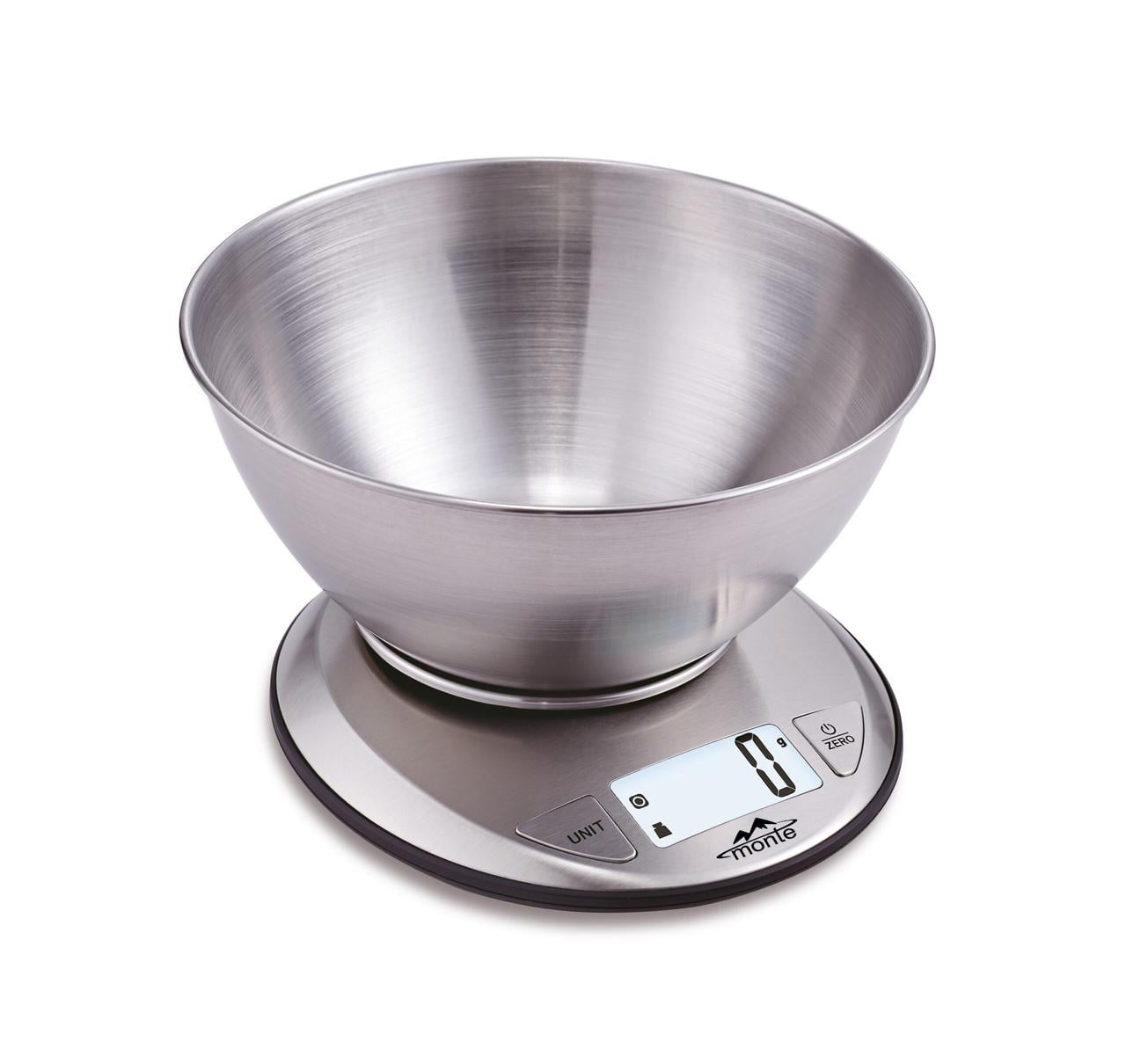 Весы кухонные Monte MT-6021 с LCD-подсветкой/измерением воды и молока до 5 кг чаша 2 л (33147880)