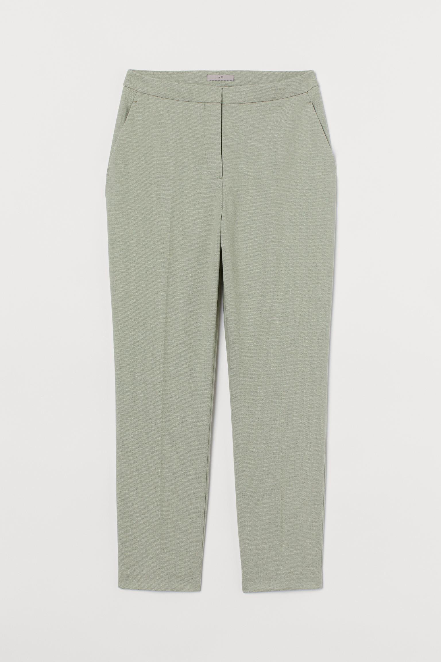 Брюки H&M Меланж р. 38 Зеленый (25068960642)