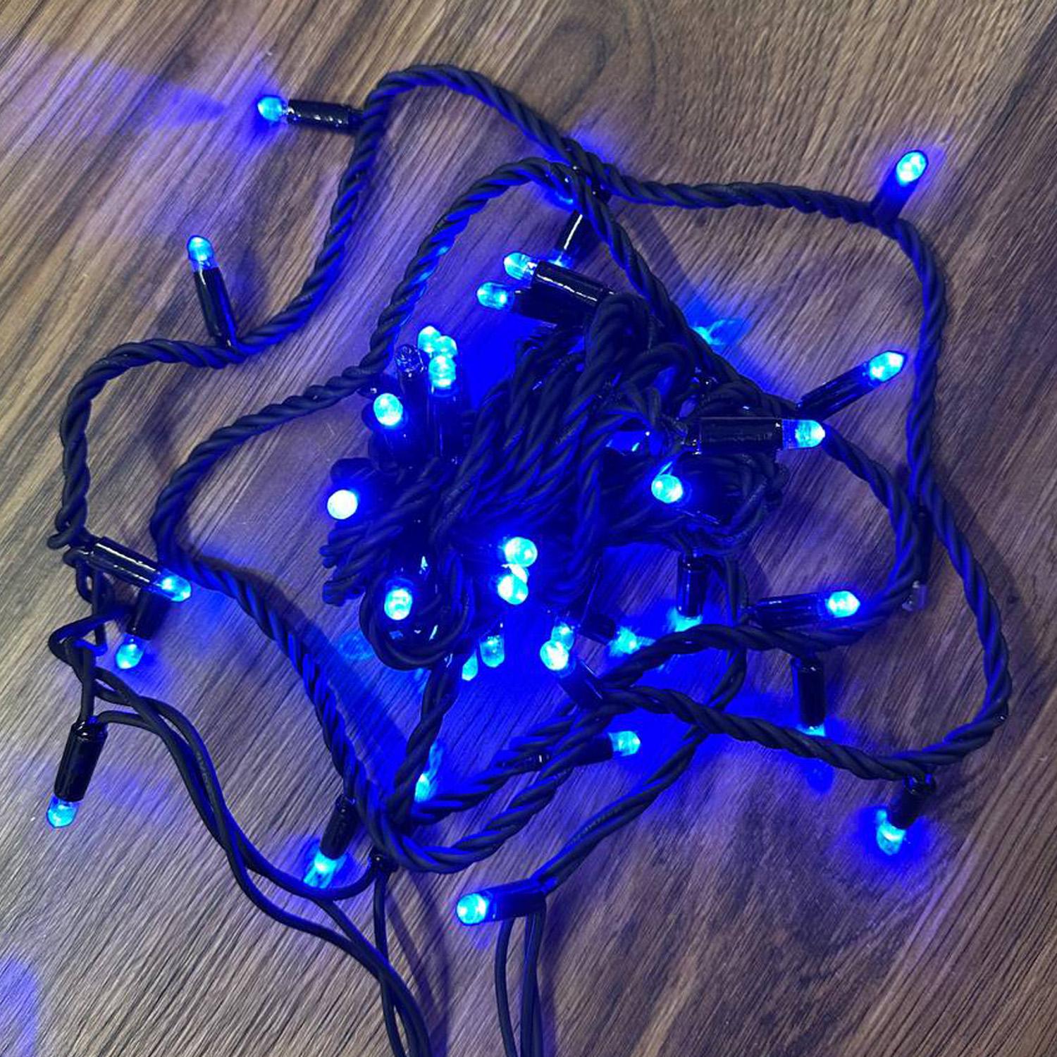 Гирлянда внешняя Wrapper Premium 50LED 5 м 10flash IP65 свет синий