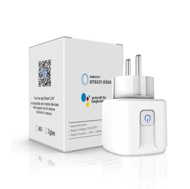 Розумна розетка Tuya Smart WiFi 16 А 3680 Вт (JJ17)