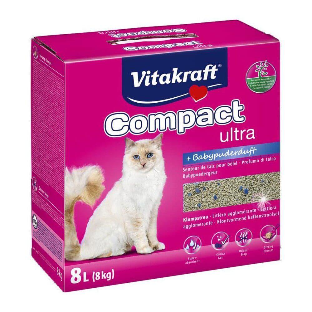 Наполнитель для туалета Vitakraft Compact Ultra Plus 8 кг (16079)