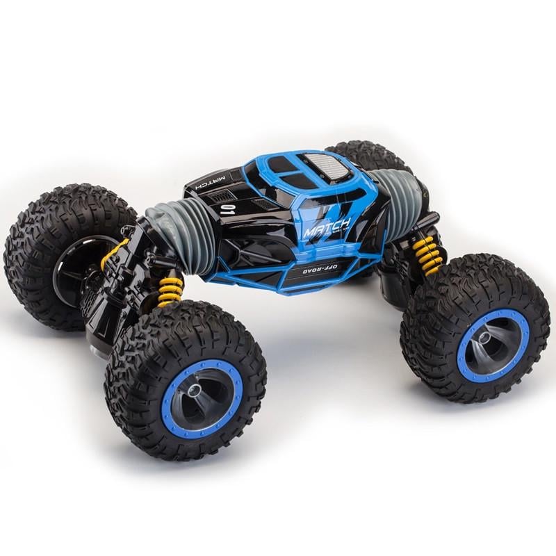 Радиоуправляющая игрушка ZHENGGUANG Leopard King детский трюковый внедорожник 1:16 Синий (SUN5871)