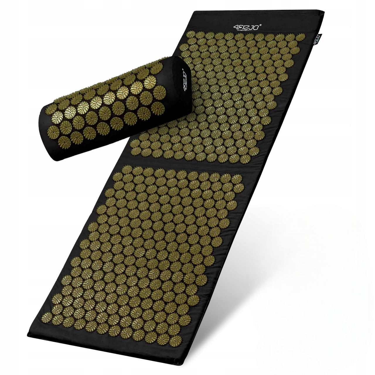 Килимок акупунктурний з валиком 4fizjo Classic Mat XL Аплікатор Кузнєцова Black/Gold (P-5907739315052) Килимок акупунктурний з валиком 4fizjo Classic Mat XL Аплікатор Кузнєцова Black/Gold (P-5907739315052)