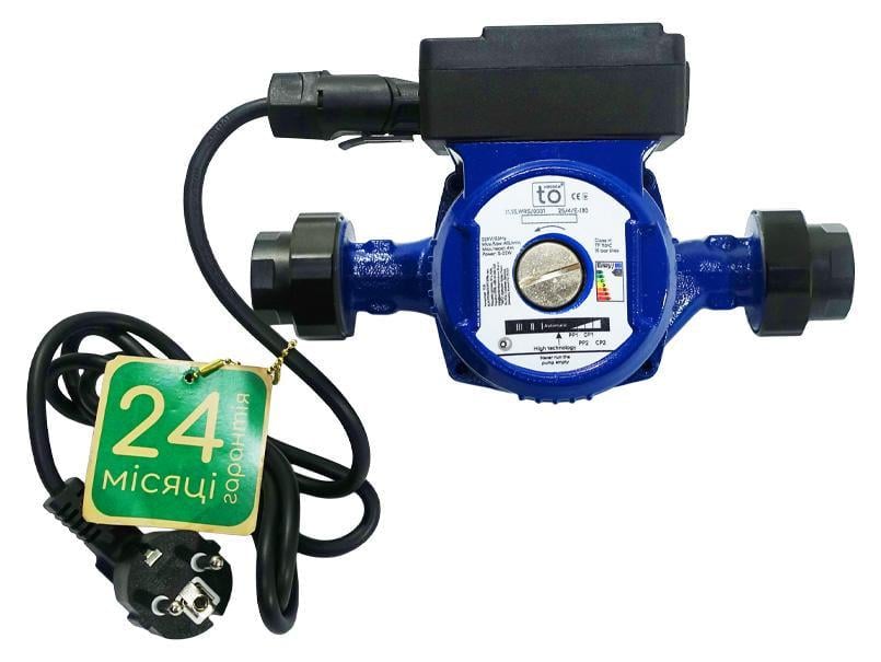 Циркуляційний насос toНАСОСИ 25/4E-180 мм 22 Вт (RS-11.15.WRS/0031) Циркуляційний насос toНАСОСИ 25/4E-180 мм 22 Вт (RS-11.15.WRS/0031)
