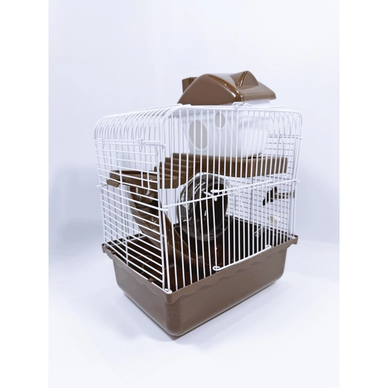 Клетка для грызунов G03 23x16,5x32 см Коричневый (G03blue-brown)