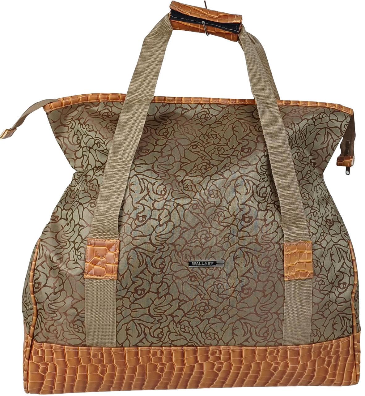 Дорожня сумка саквояж Wallaby 25 л 48х30х20 см Бежевий (2960550771) Дорожня сумка саквояж Wallaby 25 л 48х30х20 см Бежевий (2960550771)