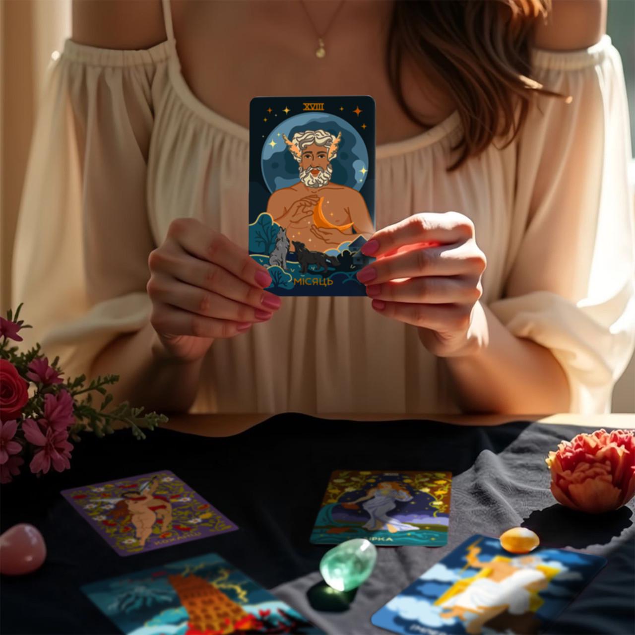 Карты Таро Мифологическое Таро: Мировые Боги 78 карт украинская версия - фото 3 Карты Таро Мифологическое Таро: Мировые Боги 78 карт украинская версия - фото 3