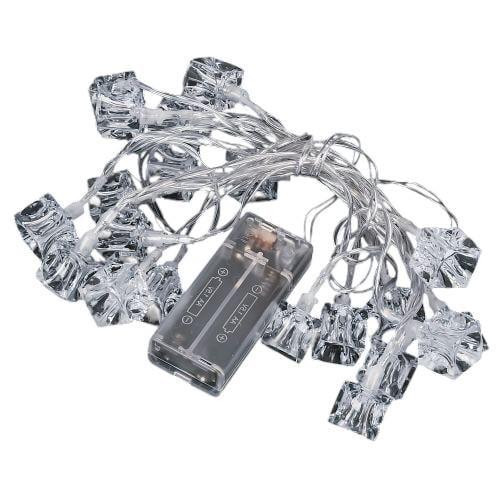 Гирлянда светодиодная Stenson R96124-C Ice 20 LED 2AA 3 м (610268)
