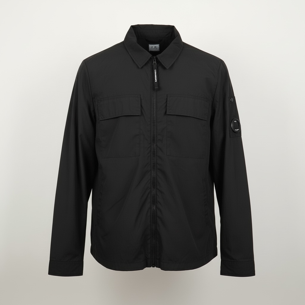Рубашка-овершот нейлоновая C.P. Company L Черный (CP11002.2L)