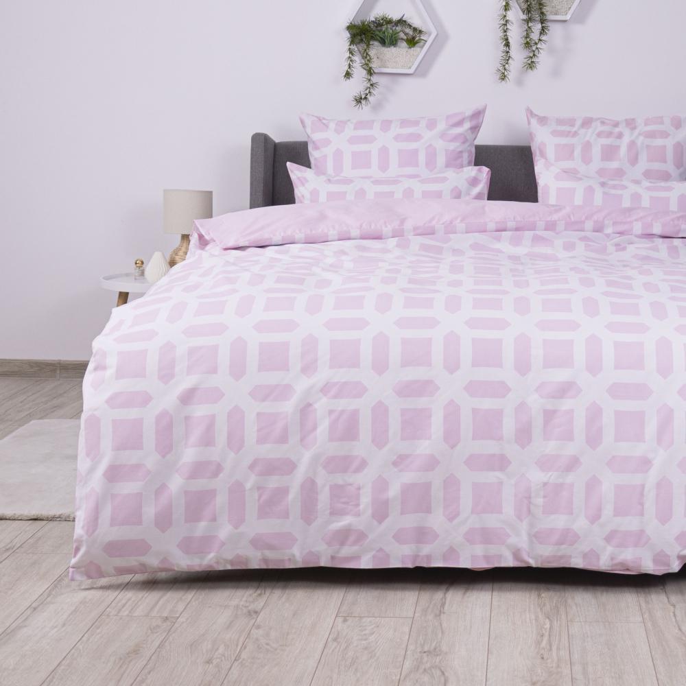 Комплект постельного белья ТЕП Happy Sleep Мечты двуспальный 175x210 см наволочки 2х50х70 см Розовый (18784) - фото 9