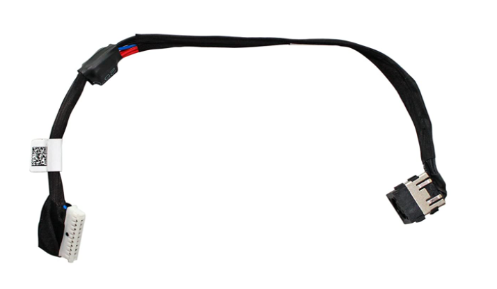 Разьем питания 0T8DK8 для ноутбука Dell Alienware 17 R3 P43F DC30100T000 с кабелем/шлейф/гнездо для зарядки (1874060979)
