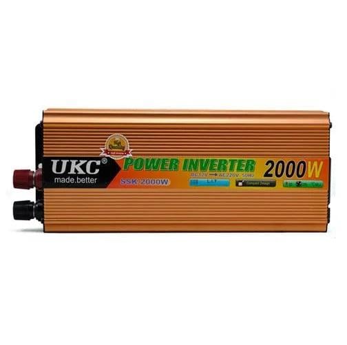 Преобразователь напряжения DC/AC авто инвертор UKC SSK-2000W 2000 Вт 12-220 В