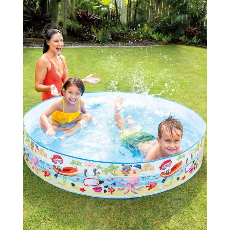 Бассейн детский жесткий Intex Подводный мир 152х25 см (56451NP) - фото 6 Бассейн детский жесткий Intex Подводный мир 152х25 см (56451NP) - фото 6