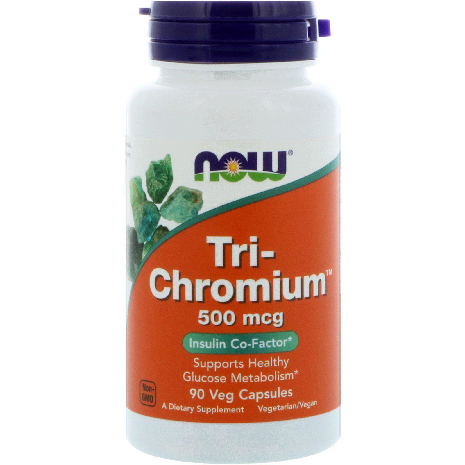 ᐉ Хром Now Tri-Chromium 500 mcg 90 veggie capsules
