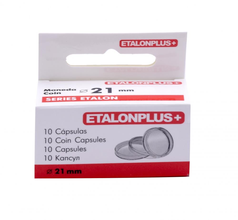 Капсулы Etalonplus для монет 21 мм 10 шт. (А15262)
