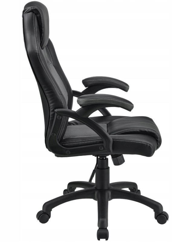 Крісло геймерське з TILT Home Fest Oskar до 120 кг Сірий/Чорний - фото 3 Крісло геймерське з TILT Home Fest Oskar до 120 кг Сірий/Чорний - фото 3