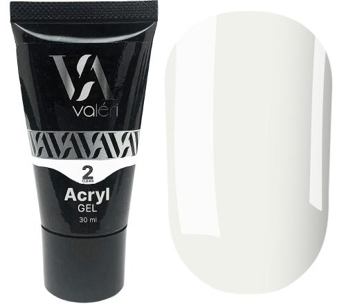 Полигель Valeri Acryl Gel 30 мл №02 Clear