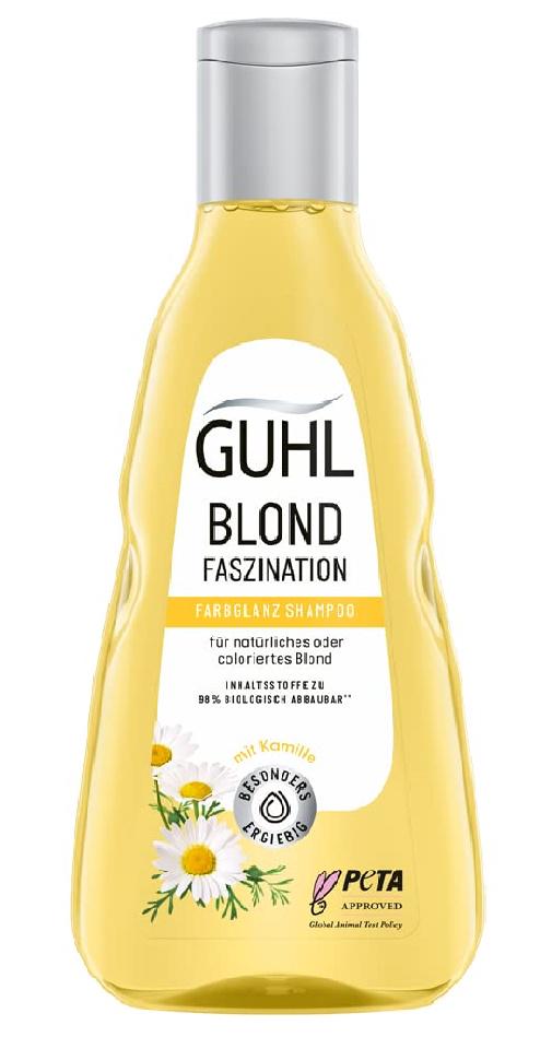 Шампунь для натуральных или окрашенных светлых волос Guhl Blond Faszination 250 мл