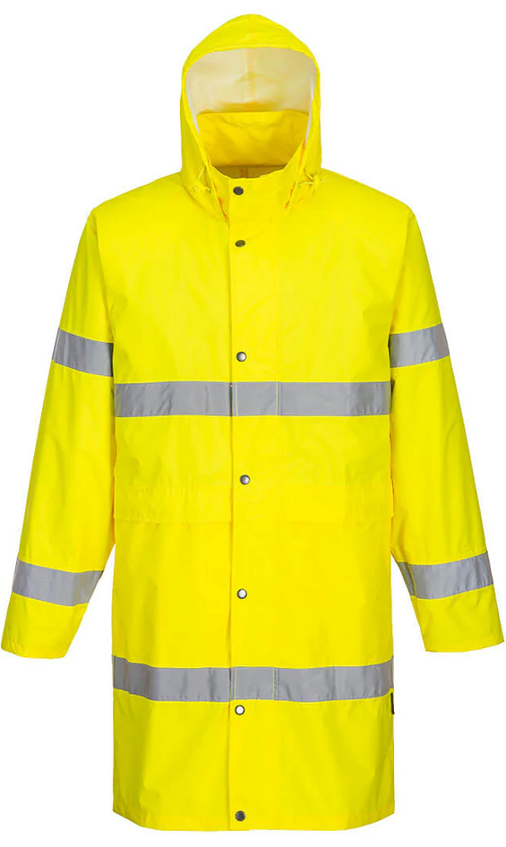 Плащ сигнальний водонепроникний PORTWEST H442 Hi-Vis Coat L Жовтий (H442YERL)