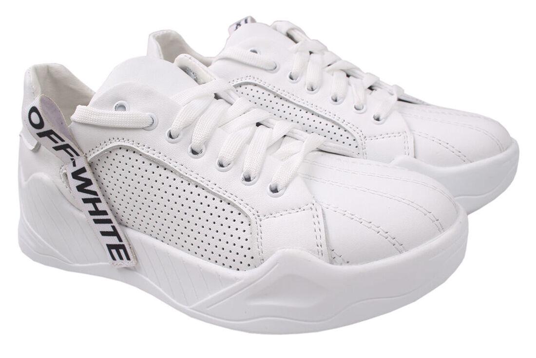 Кроссовки женские Best Vak из кожи р. 40 Белый (33-20DTS)