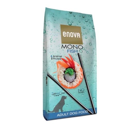 Корм для дорослих собак усіх порід Enova MONO Fish монопротеїновий 20 кг (26349577)