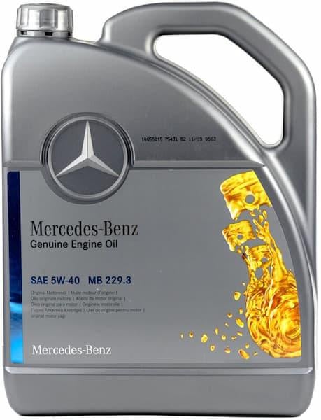 Моторное масло Mercedes-Benz 229.3 A3/B4 SN/CF 5W-40 5 л (A000989850613)