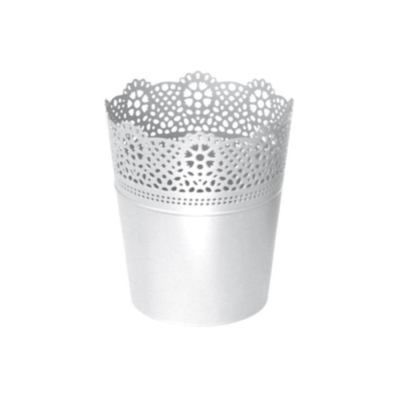 Горшок для цветов Prosperplast Lace 13 см Белый (78975-449)