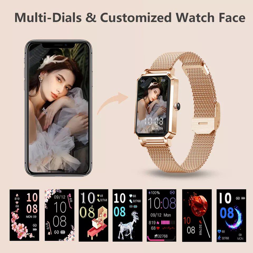 Смарт-часы Bakeey NX2 тонометр/пульсоксиметр 2 ремешка Gold (6aadfa81) - фото 2 Смарт-часы Bakeey NX2 тонометр/пульсоксиметр 2 ремешка Gold (6aadfa81) - фото 2