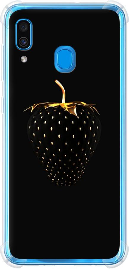 Чехол на Samsung Galaxy A20 2019 A205F Черная клубника (3585sp-1761-42517)