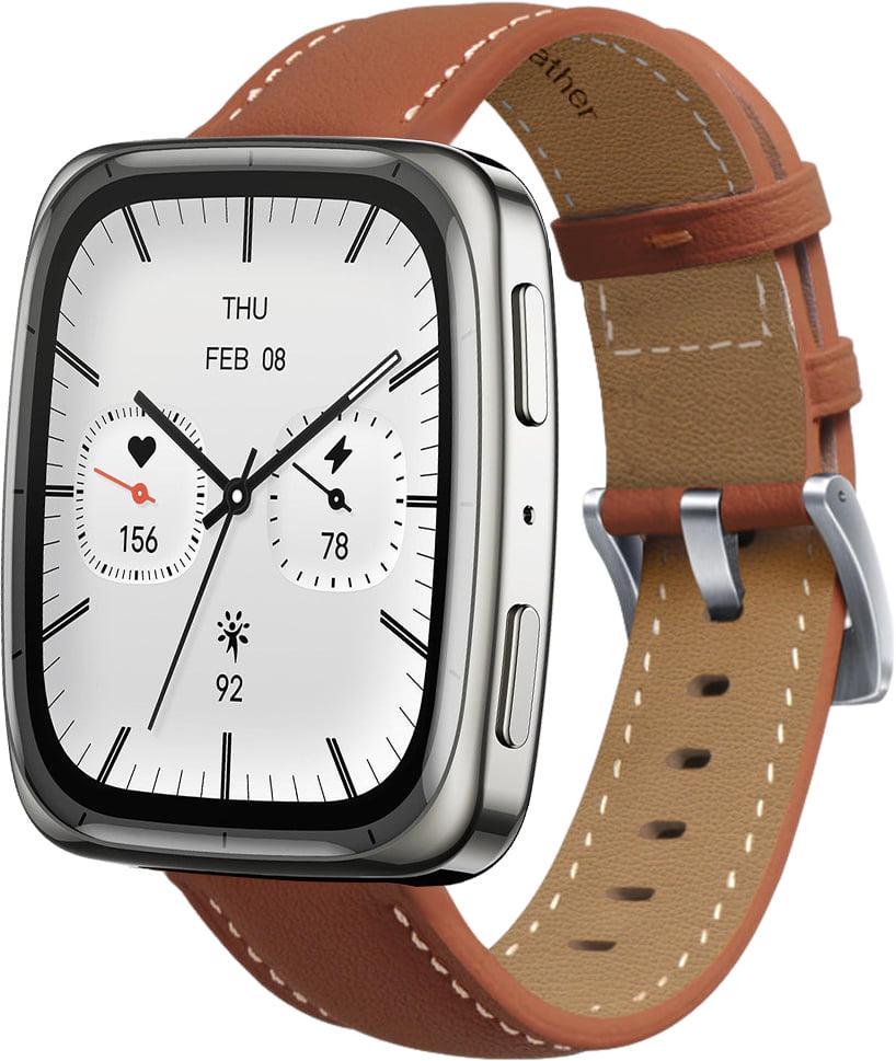 Ремешок кожаный Folsa для Amazfit Active 2 Square Brown (42152-30) Ремешок кожаный Folsa для Amazfit Active 2 Square Brown (42152-30)