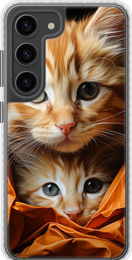 Чехол на Samsung Galaxy S23 Котики 2 (5664pc-2907-42517)