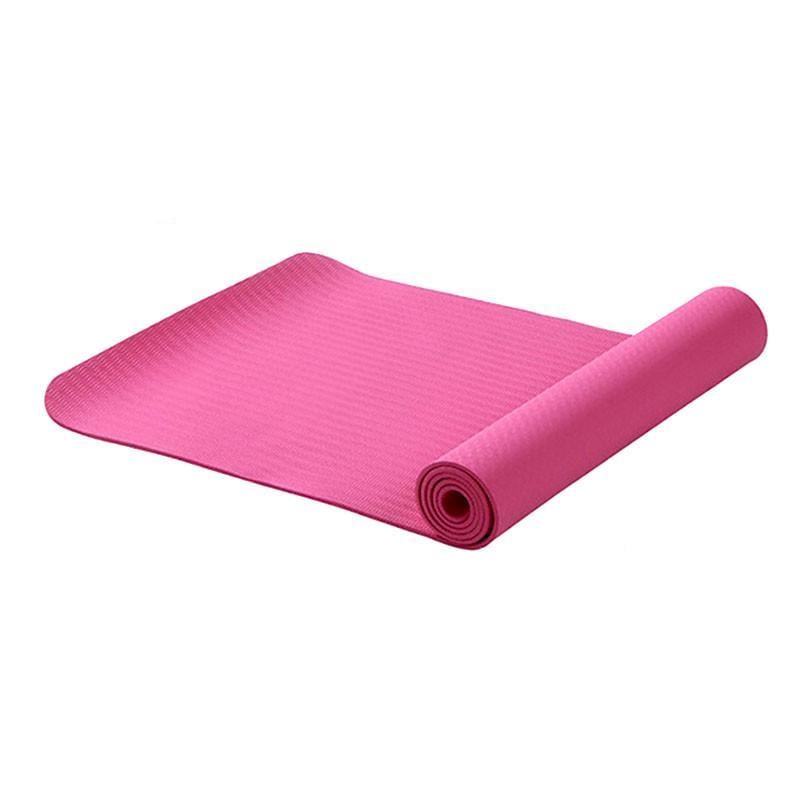 Коврик для фитнеса Meileer tpe-23 двухслойный Pink