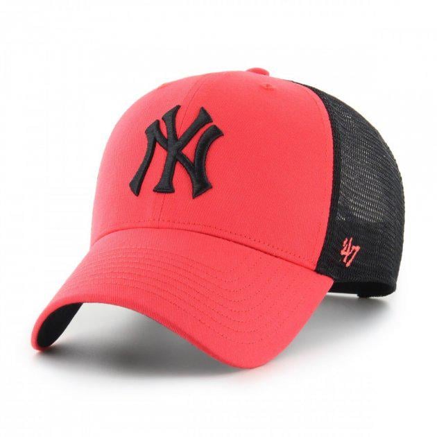 Кепка-тракер 47 Brand NEW YORK YANKEES BALLPARK Unisex OSFA Темно-розовый/Черный (196895628679)