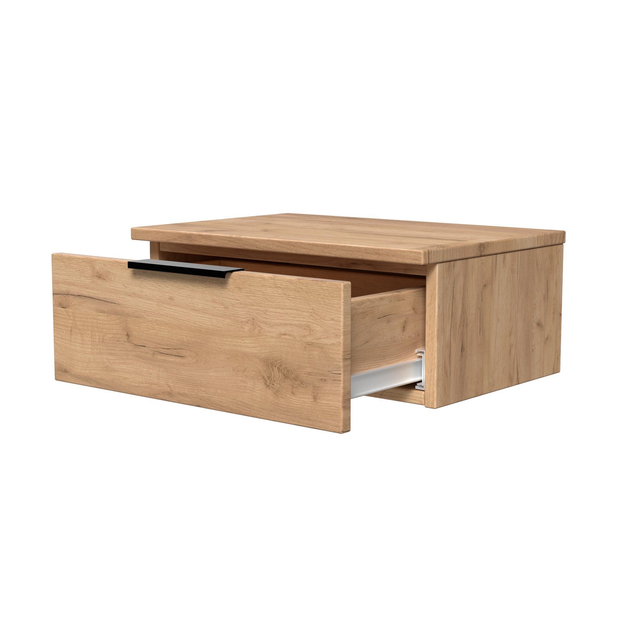 Тумба прикроватная ТП1 SENAM 180х450х310 мм ДСП Дуб Крафт Золотой - фото 4 Тумба прикроватная ТП1 SENAM 180х450х310 мм ДСП Дуб Крафт Золотой - фото 4