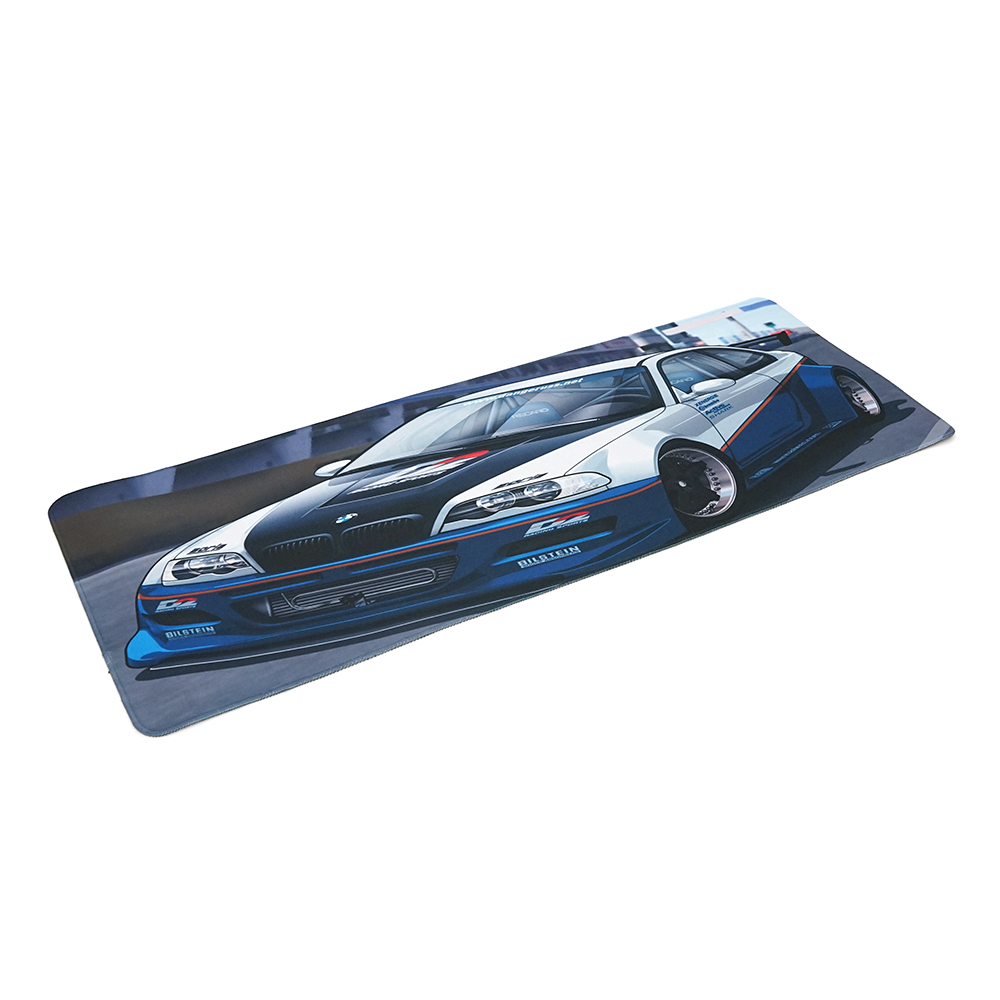 Коврик автомобильный VOLTRONIC BMW тканевый с боковой прошивкой 3 мм 300x800 мм (35679)