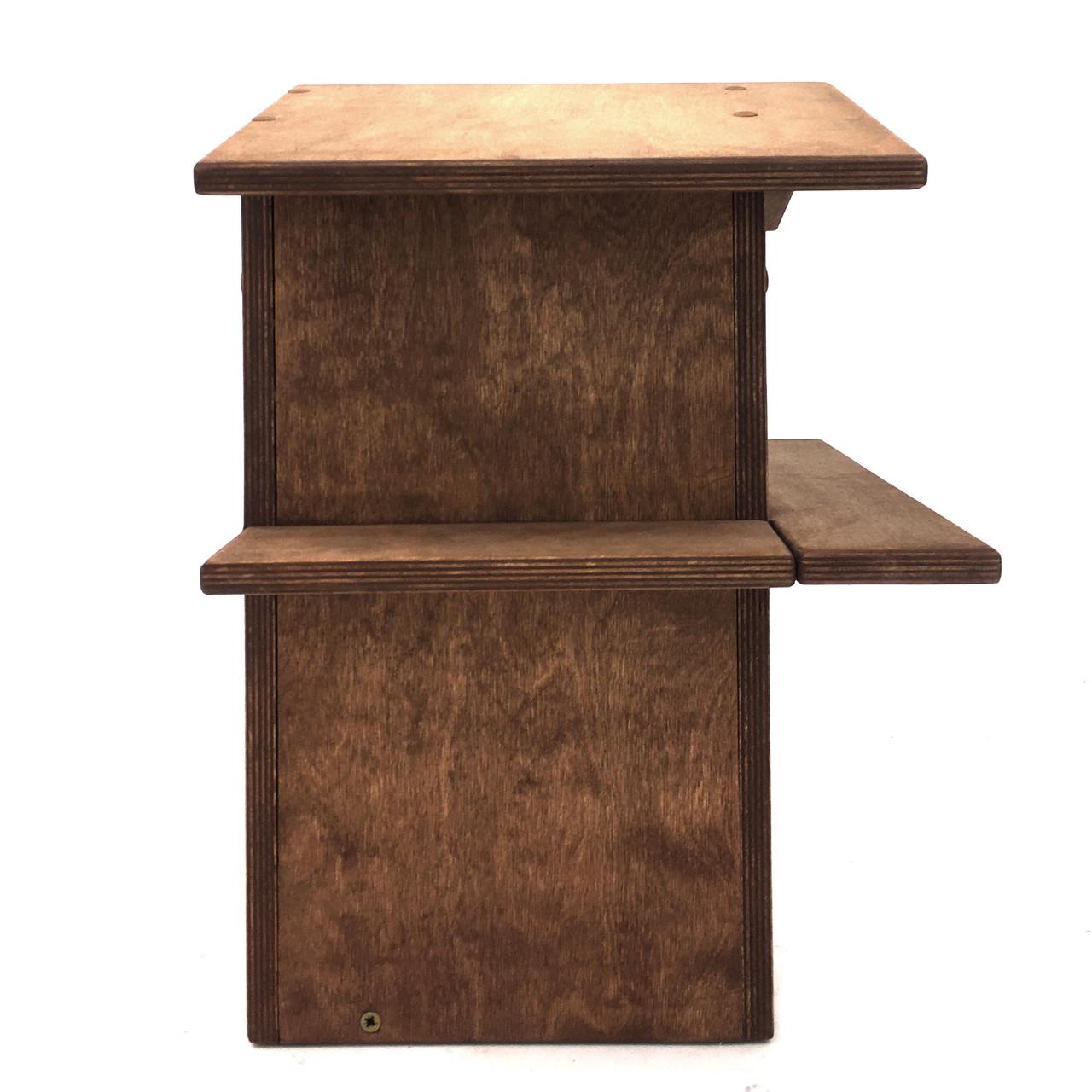 Домик для белок из дерева Манджур Сепия (ДДБ-000808) - фото 6 Домик для белок из дерева Манджур Сепия (ДДБ-000808) - фото 6