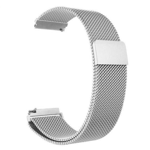 Металевий ремінець Watchbands Milanese Loop для Samsung Gear Sport/Samsung Galaxy Watch 42 мм Silver (WB0112MILANSESILVER)