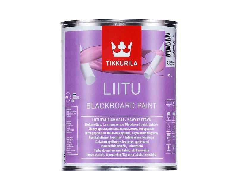 Фарба латексна для шкільних дощок TIKKURILA Liitu База С 0,9 л (1460661471) Фарба латексна для шкільних дощок TIKKURILA Liitu База С 0,9 л (1460661471)