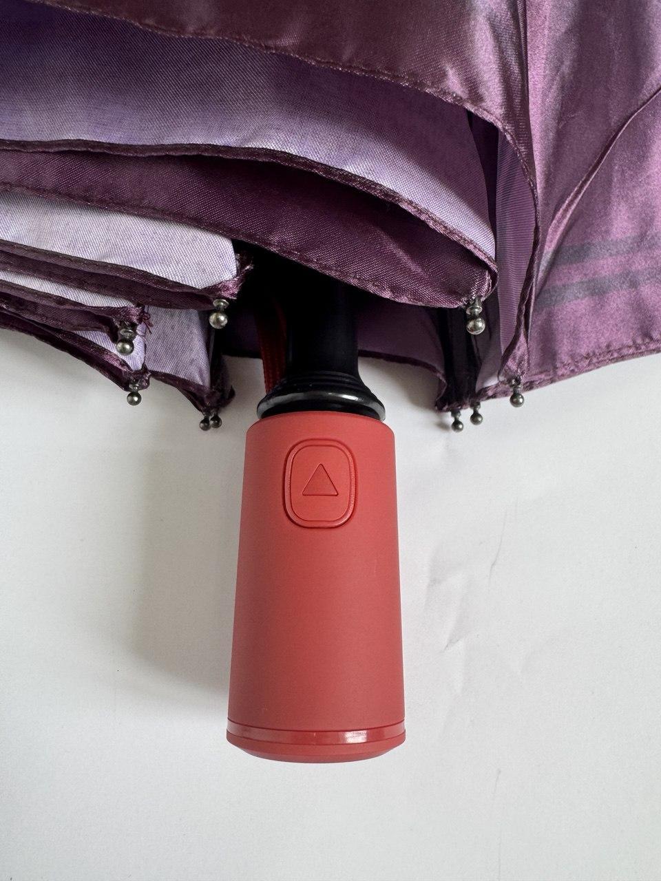 Парасолька напівавтомат Mario з принтом Кішка антивітер Фіолетовий (210/4) - фото 5