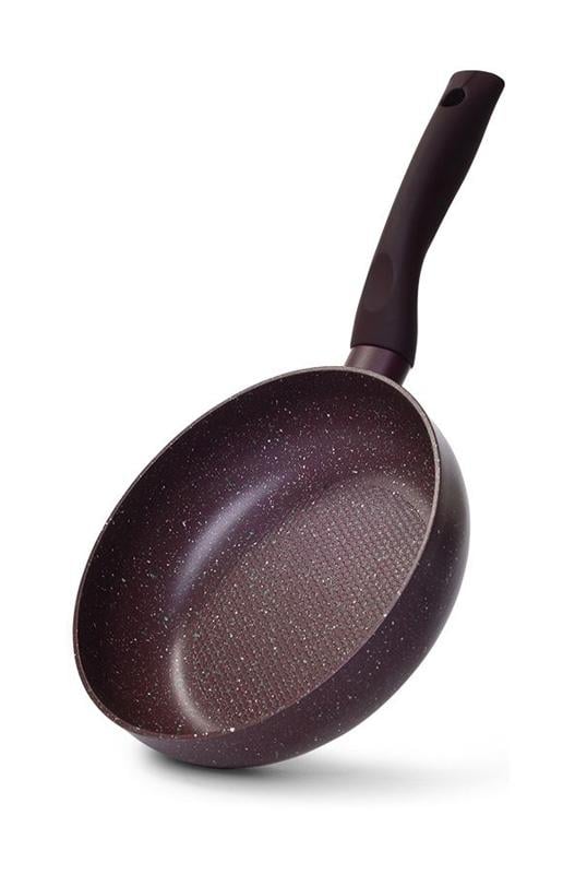 Сковорода-сотейник Fissman Mosses Stone Ø 20 см з антипригарним покриттям TouchStone Кам'яна крихта (FN-14697)