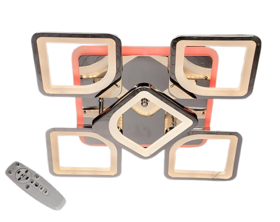 Люстра потолочная с димером LED S8060/4+1G 3col dim (2437599810)